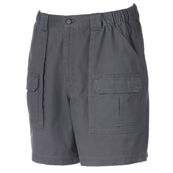 Big & Tall Croft & Barrow® Side Elastic Cargo Shorts