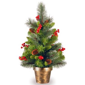 National Tree Company 2 ft. Artificial Crestwood Spruce Christmas Tree