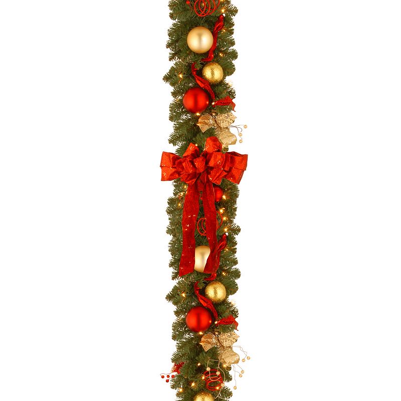 National Tree Company 9 ft. Artificial Cozy Christmas Garland, Green
