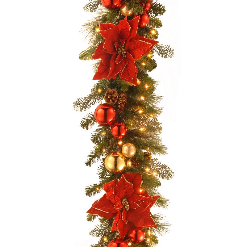National Tree Company 9 ft. Artificial Home for the Holidays Garland, Green