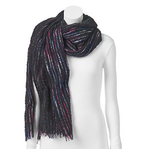 Juicy Couture Striped Knit Scarf