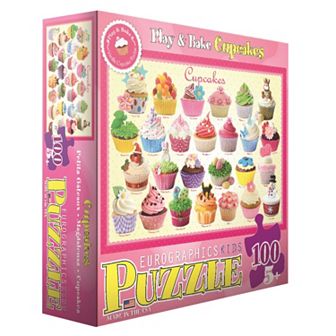 Eurographics Puzzles Play & Bake Cupcakes 100 pc Puzzle