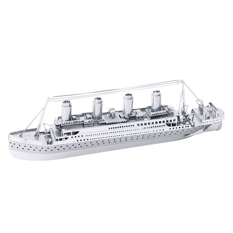 Metal Earth 3D Laser Cut Model Titanic Kit by Fascinations, Multicolor