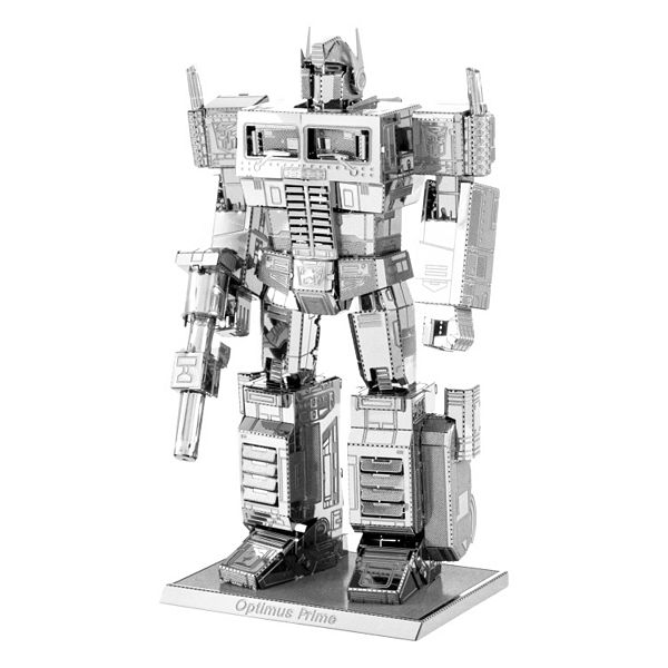 Fascinations Metal Earth Optimus Prime Transformers Laser Cut 3D Metal Model Kit 