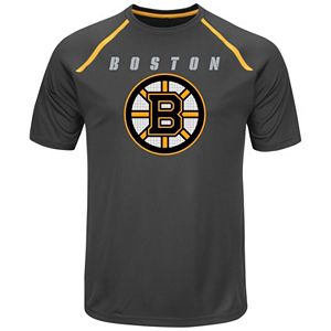 Men's Majestic Boston Bruins Toe Drag Tee