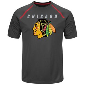 Men's Majestic Chicago Blackhawks Toe Drag Tee