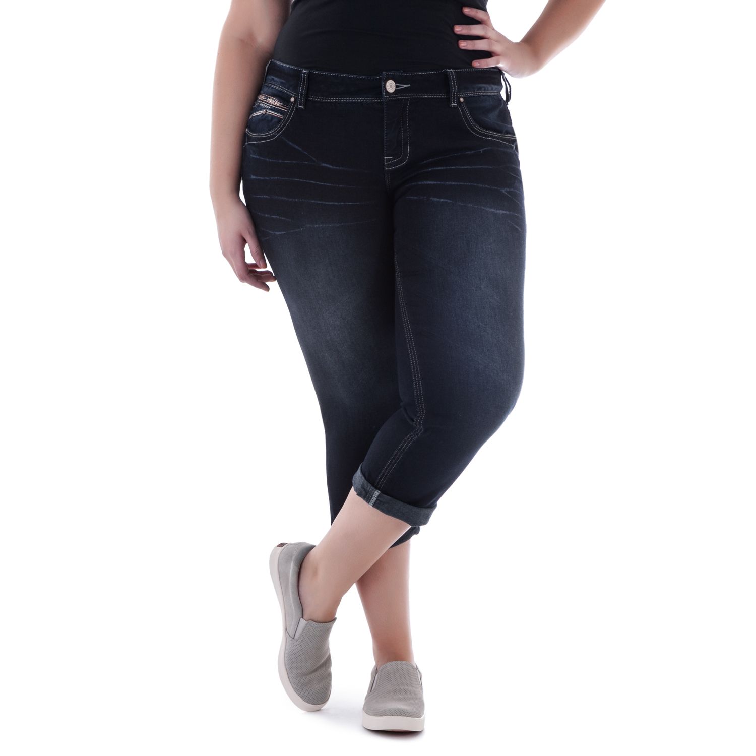 amethyst capri jeans