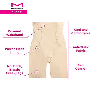 Women s Maidenform Firm Control Shapewear High Waist Thigh Slimmer DM5001