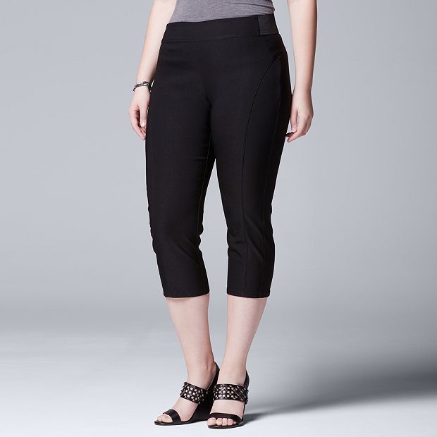 Kohls vera wang leggings capri hot sale