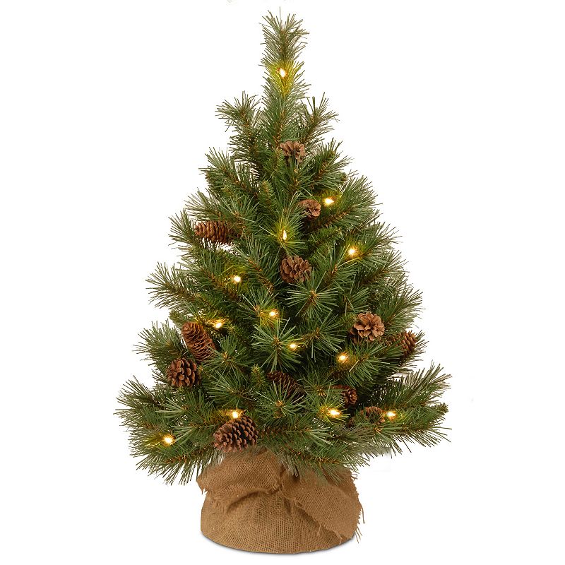 National Tree Company 36-in. Pre-Lit Artificial Pine Christmas Tree, Green