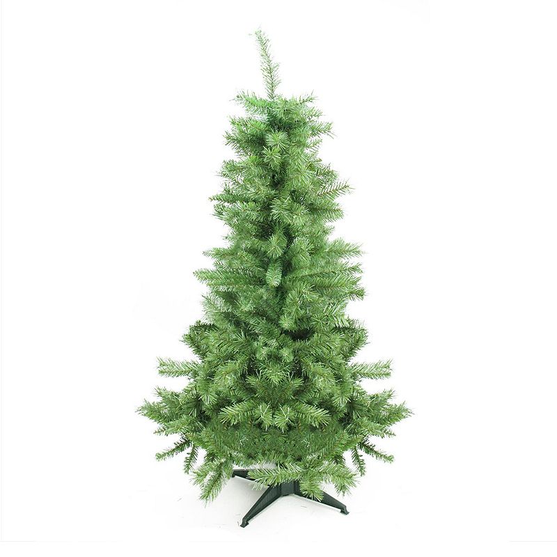 4.5-ft. Artificial Mixed Pine Slim Christmas Tree, Green