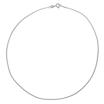 PRIMROSE Sterling Silver Box Chain Necklace