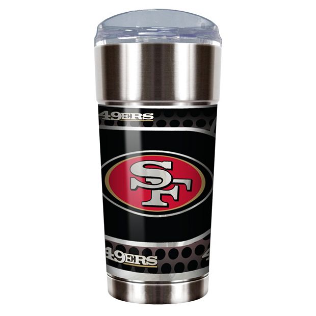 San Francisco 49ers NFL Large Team Color Clear Sports Bottle