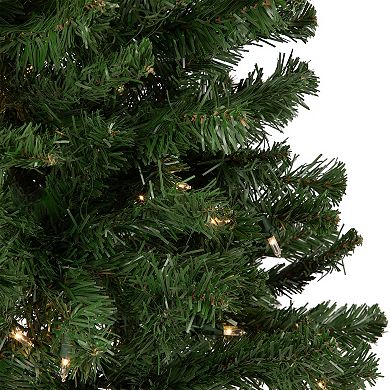 Pre-Lit 4-ft. Slim Noble Fir Artificial Christmas Tree