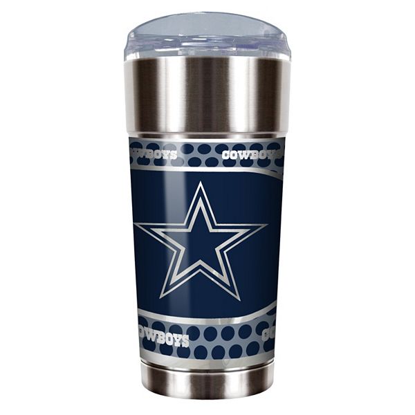 NFL Dallas Cowboys Personalized 20 oz Black Stainless Steel Tumbler