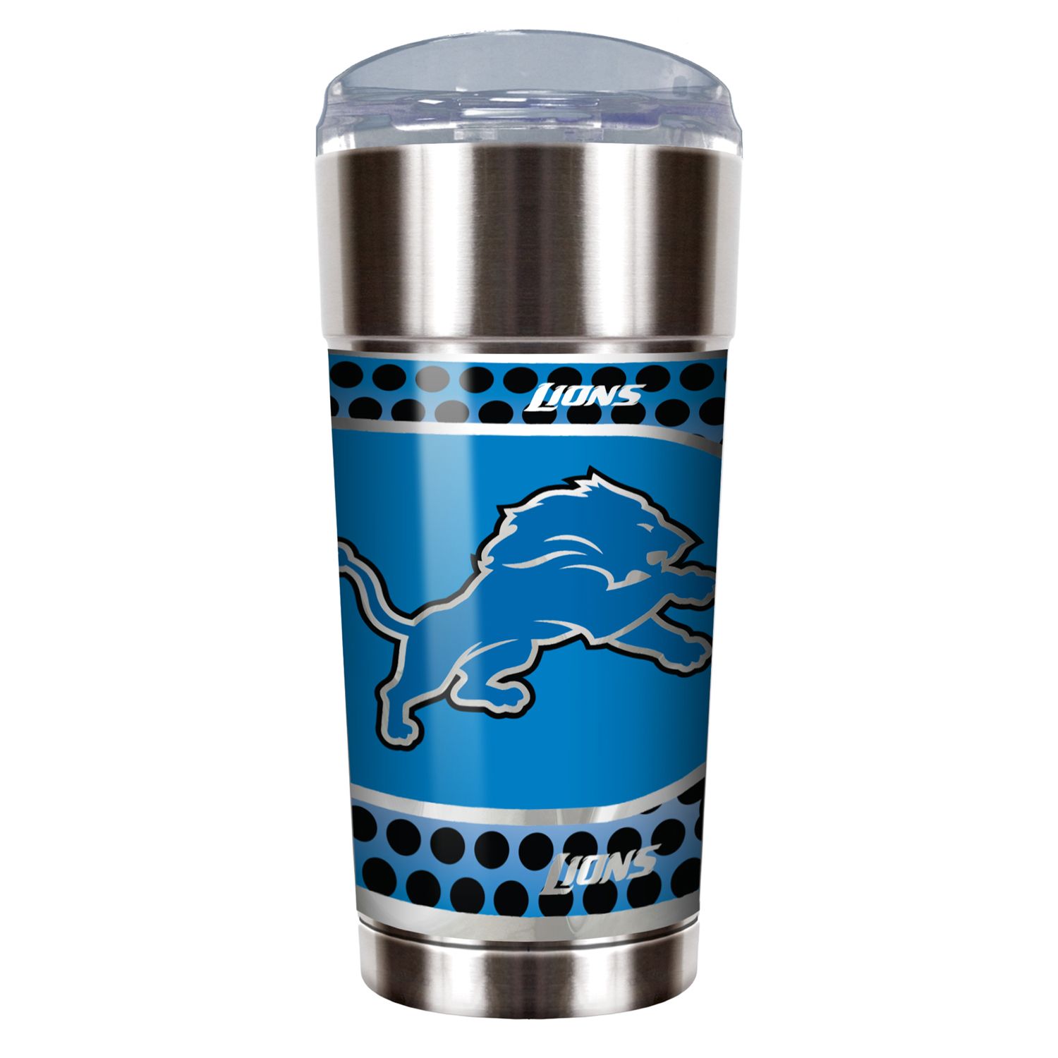 The Memory Company Detroit Lions Stainless Steel Shaker, Strainer