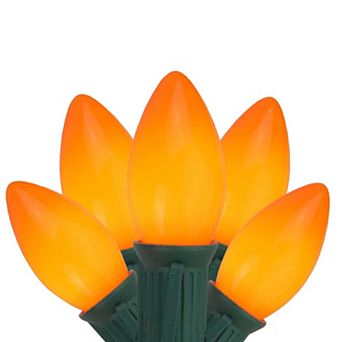 25-ft. 25-Count Orange Incandescent Christmas Lights