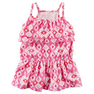 Girls 4-8 Carter's Tiered Geometric Tank Top