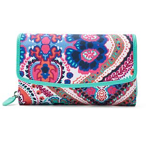 Croft & Barrow® RFID-Blocking Floral Checkbook Holder Clutch