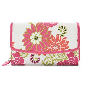 Croft & Barrow® RFID-Blocking Floral Checkbook Holder Clutch