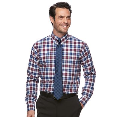 Men's Croft & Barrow® Easy-Care True Comfort Regular-Fit Dress Shirt