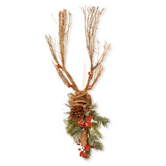 National Tree Company 35" Christmas Deer Wall Decor