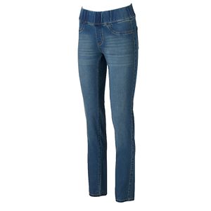 Women's Apt. 9® Pull-On Straight-Leg Jeans