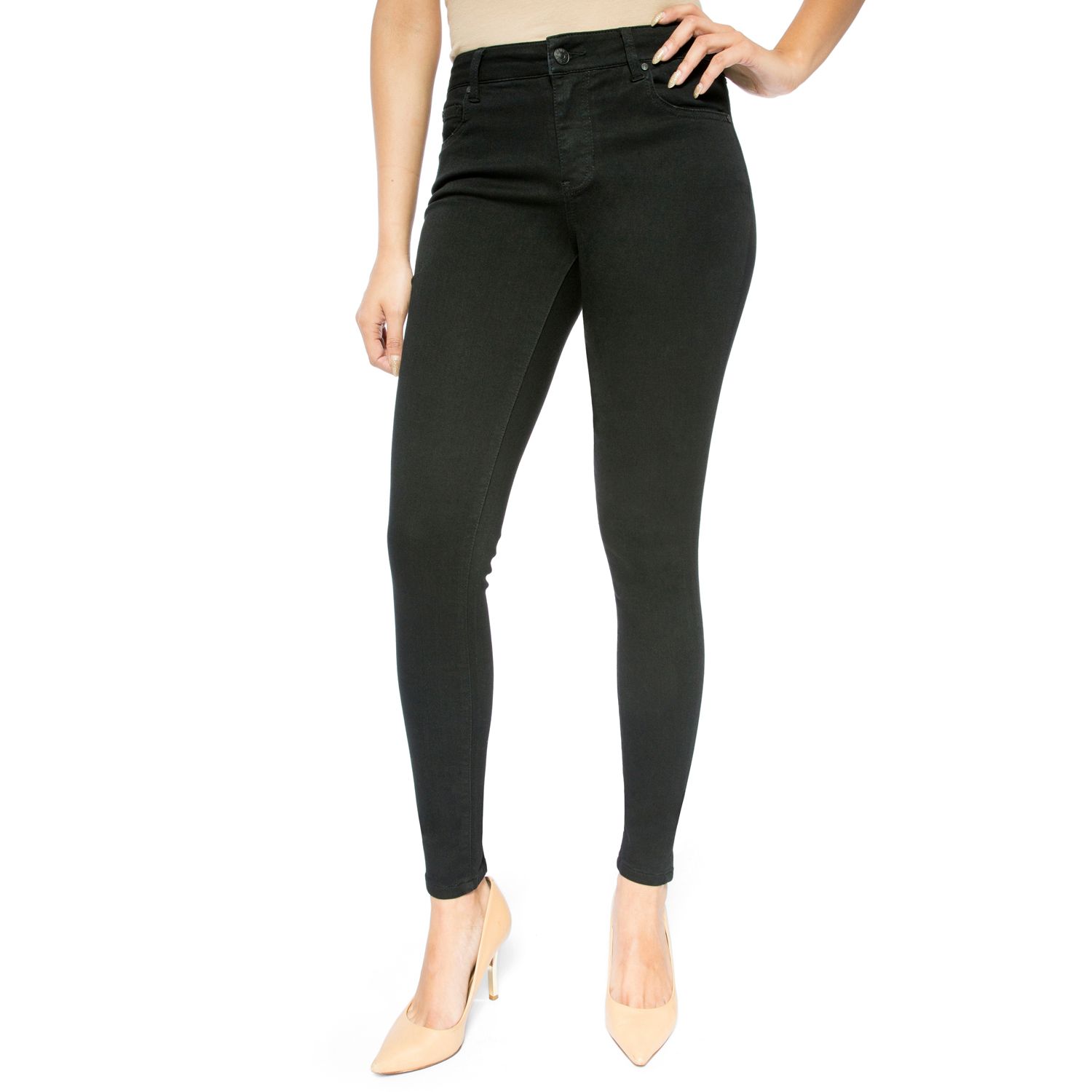 crave by cp mid rise ankle skinny