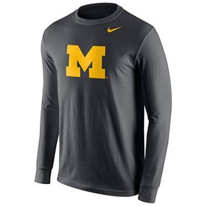 Men's Nike Michigan Wolverines Logo Tee