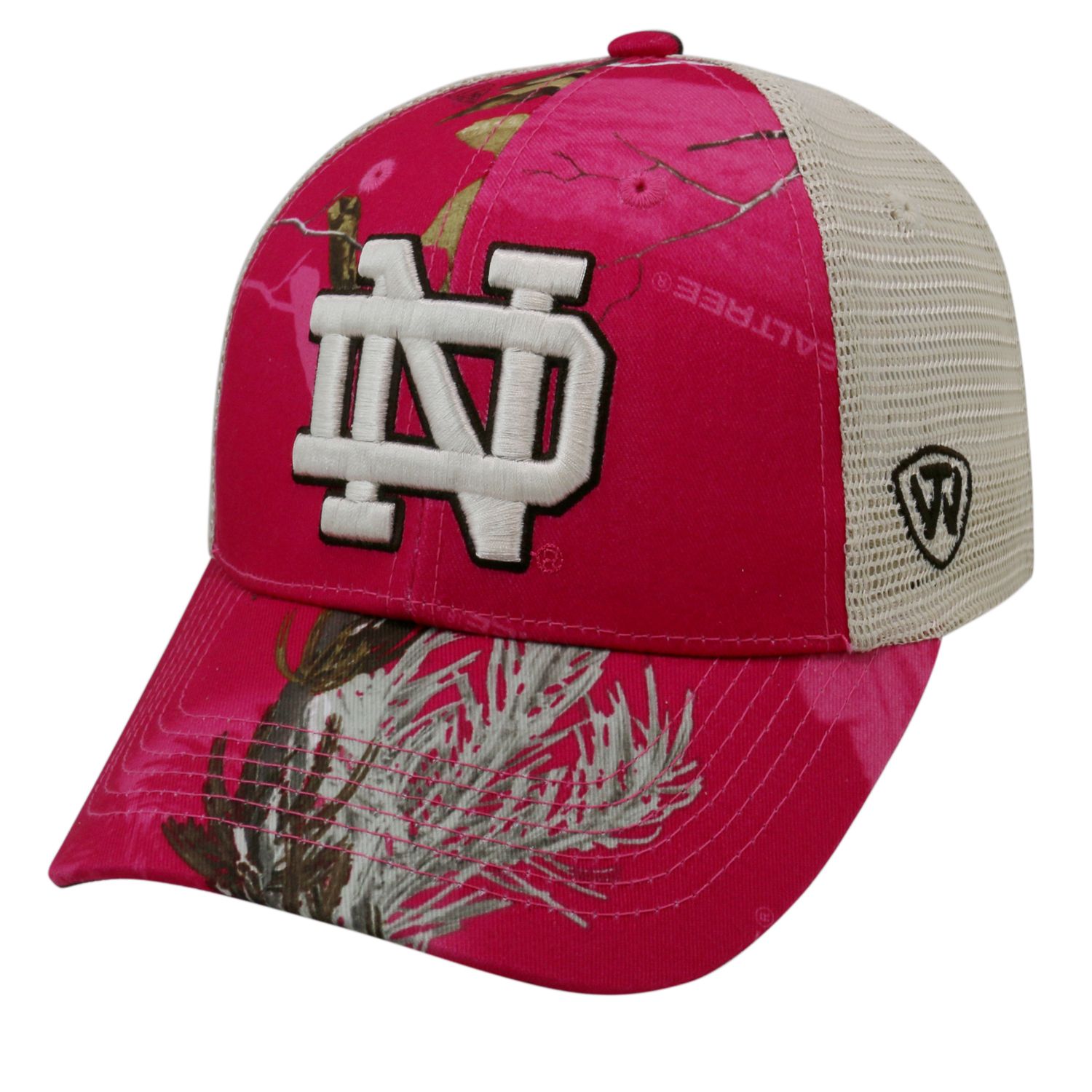red camo notre dame hat