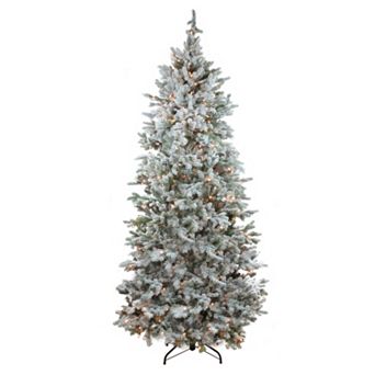 7.5-ft. Pre-Lit Artificial Colorado Spruce Slim Christmas Tree