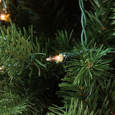 6.5-ft. Pre-Lit Artificial Noble Fir Christmas Tree