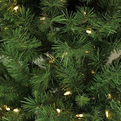 7-ft. Pre-Lit Artificial Glacier Pine Christmas Tree