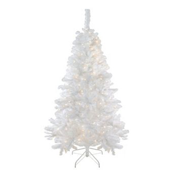 Pre-Lit 6.5-ft. White Multi Function 400 LED Lights Medium Iridescent Pine Artificial Christmas Tree