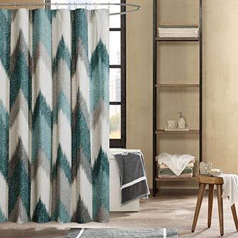 INK+IVY Alpine Printed Shower Curtain