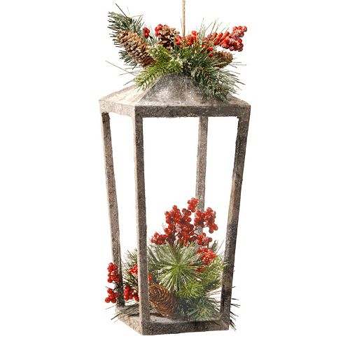 National Tree Company 20″ Lantern Christmas Wall Decor