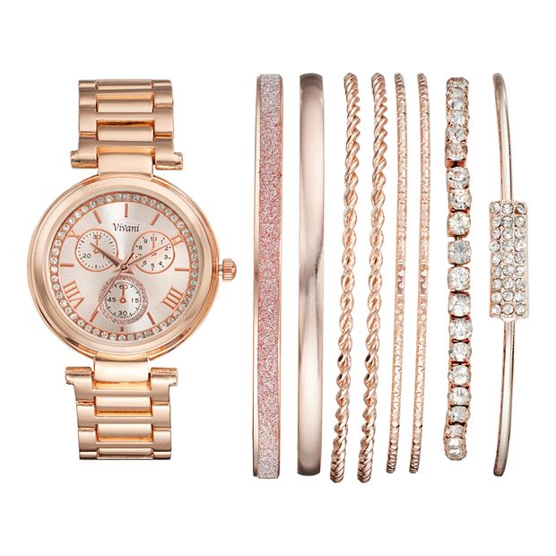 Vivani watch best sale and bracelet set