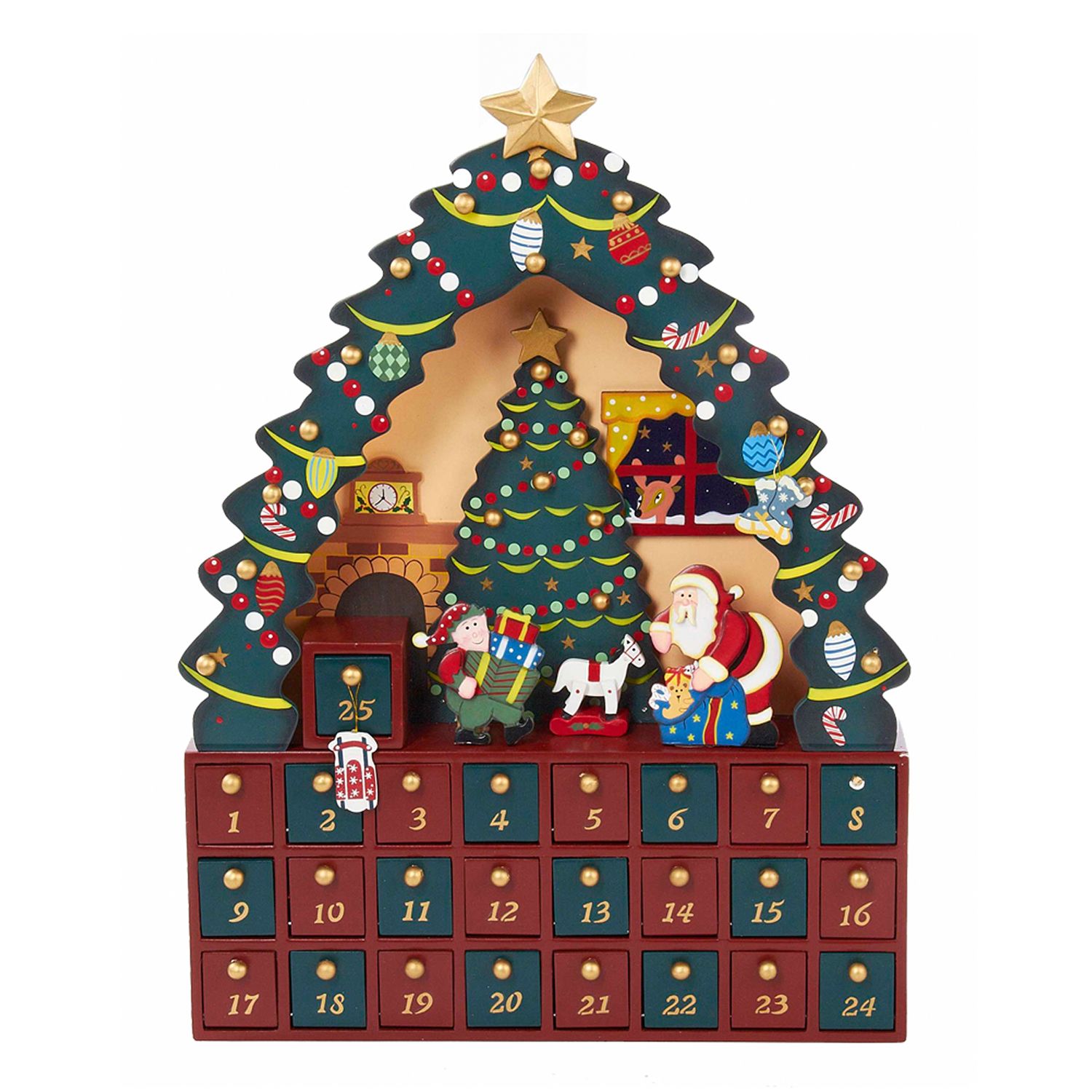 melissa and doug wooden advent calendar