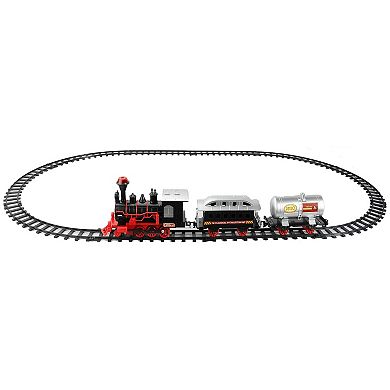Classic Lighted & Animated Christmas Train 13-Piece Set