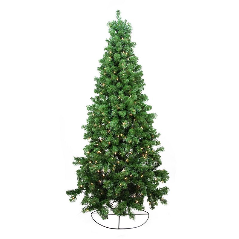 38187024 6-ft. Pre-Lit Artificial Half Christmas Tree, Gree sku 38187024