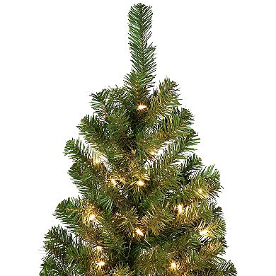 6-ft. Pre-Lit Artificial Half Christmas Tree
