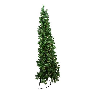 6-ft. Pre-Lit Artificial Half Christmas Tree 