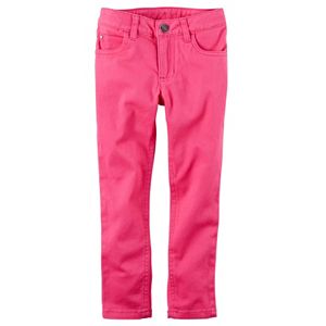 Girls 4-6x Carter's Pink Skinny Stretch Twill Pants