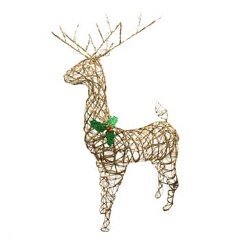 Pre Lit Standing Reindeer Outdoor Christmas Decor