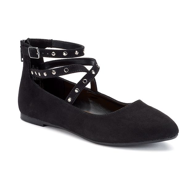 kohls white flats