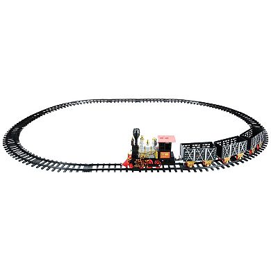 Animated Sound & Light 20-Piece Smoky Christmas Train Set