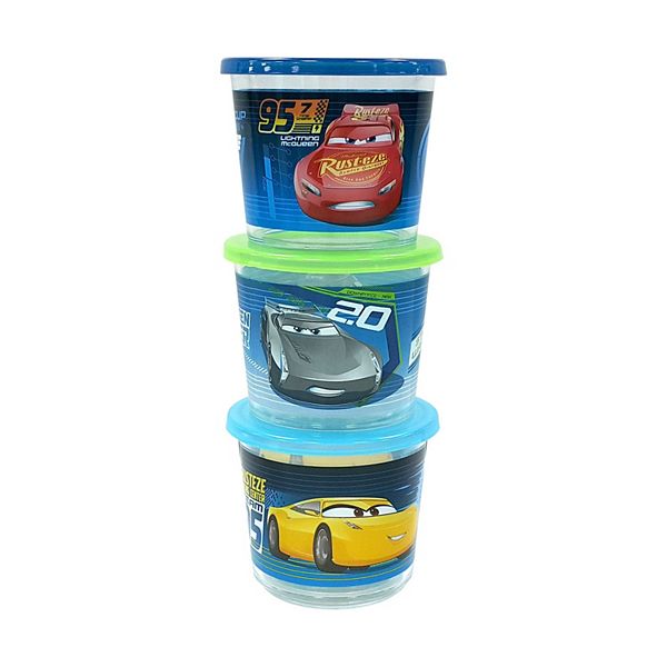 Disney / Pixar Cars 3 Stacking Snack Containers by Jumping Beans