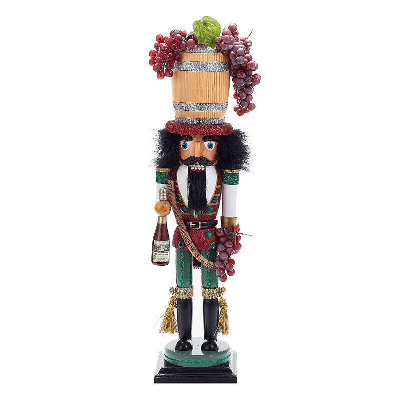 Kurt Adler 18.9-in. Wine Barrel Christmas Nutcracker, Multicolor