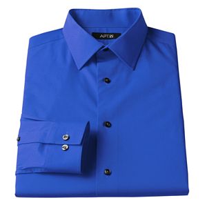 Men's Apt. 9庐 Slim Tall Stretch Spread-Collar Dress Shirt