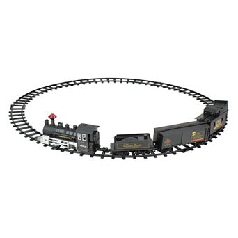 Gray Battery Operated Animated 15 pc Classic Train Set